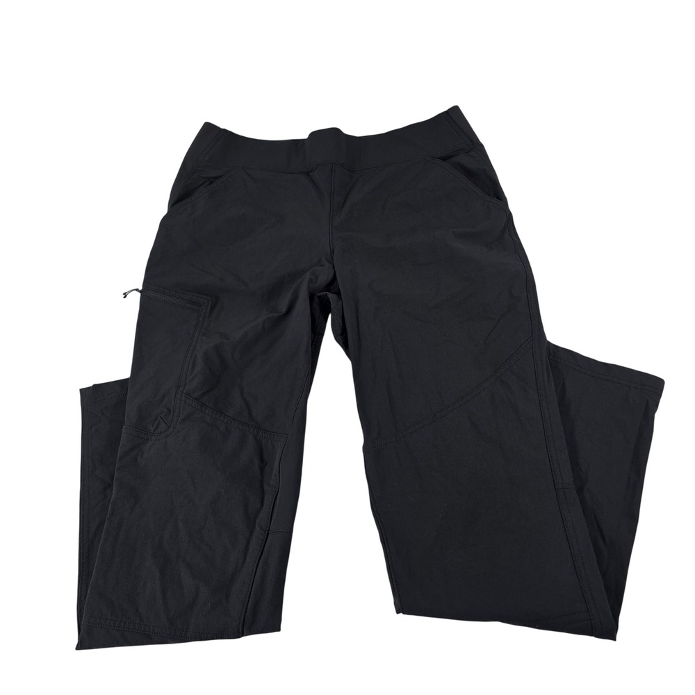 Duluth Trading Co Womens Flexpedition Pull On Pants Black 12x31 72801 Utility